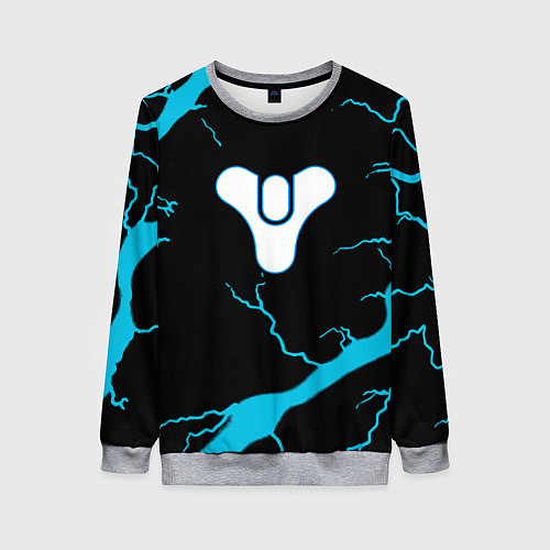 Женский свитшот Destiny storm / 3D-Меланж – фото 1