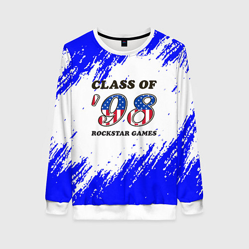 Женский свитшот ГТА текстура / 3D-Белый – фото 1