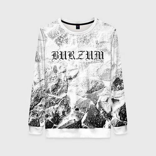 Женский свитшот Burzum white graphite / 3D-Белый – фото 1