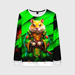 Женский свитшот Хомяк самурай