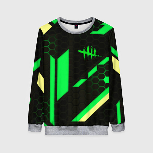 Женский свитшот Dead by daylight geometry pattern / 3D-Меланж – фото 1