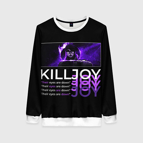 Женский свитшот Killjoy Valorant / 3D-Белый – фото 1