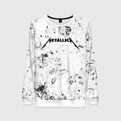 Свитшот женский Metallica dirty ice, цвет: 3D-белый