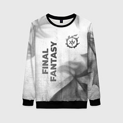 Женский свитшот Final Fantasy - white gradient вертикально