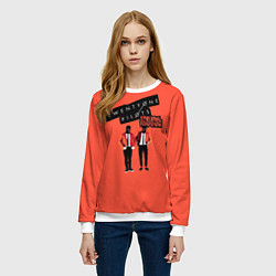 Свитшот женский Twenty one pilots emotional roadshow, цвет: 3D-белый — фото 2