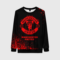 Женский свитшот Manchester United - red gradient
