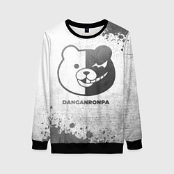 Свитшот женский Danganronpa - white gradient, цвет: 3D-черный