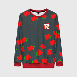 Женский свитшот Roblox rose