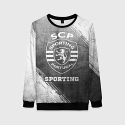 Женский свитшот Sporting - grey gradient