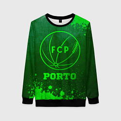 Женский свитшот Porto - green gradient