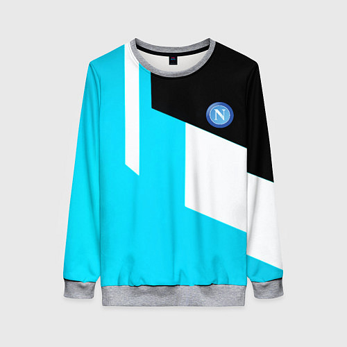 Женский свитшот Napoli geometry fc / 3D-Меланж – фото 1