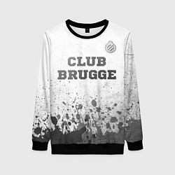 Женский свитшот Club Brugge - white gradient посередине