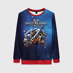 Женский свитшот Captain Titus Warhammer 40000 space marine 2