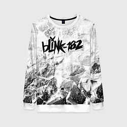 Свитшот женский Blink 182 white graphite, цвет: 3D-белый