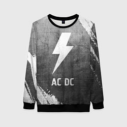 Женский свитшот AC DC - grey gradient