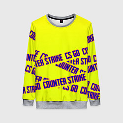 Свитшот женский Counter strike game, цвет: 3D-меланж