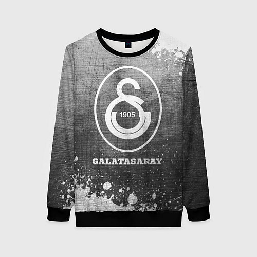 Женский свитшот Galatasaray - grey gradient / 3D-Черный – фото 1