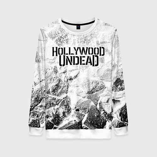 Женский свитшот Hollywood Undead white graphite / 3D-Белый – фото 1