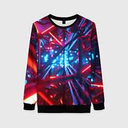 Женский свитшот Неоновые трубки