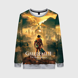 Женский свитшот Герой Greedfall 2 the dying world