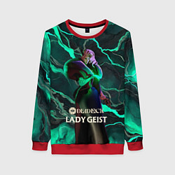 Свитшот женский Lady Geist Deadlock, цвет: 3D-красный