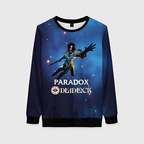 Женский свитшот Paradox Deadlock / 3D-Черный – фото 1