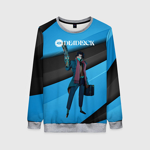 Женский свитшот Deadlock Pocket / 3D-Меланж – фото 1