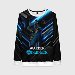 Свитшот женский Deadlock Warden, цвет: 3D-белый