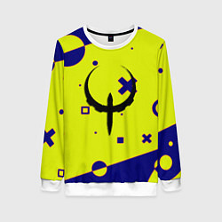 Свитшот женский Quake game collection, цвет: 3D-белый