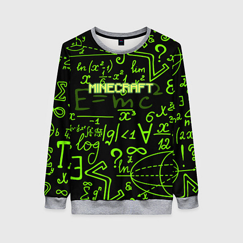 Женский свитшот Minecraft символы / 3D-Меланж – фото 1