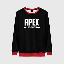 Свитшот женский Apex legends logo white, цвет: 3D-красный