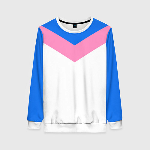 Женский свитшот В стиле 90-х ретро спортивная / 3D-Белый – фото 1