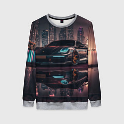 Женский свитшот Porshe night city