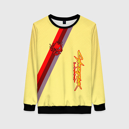 Женский свитшот Samurai geometry steel / 3D-Черный – фото 1