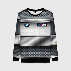 Женский свитшот BMW metal texture