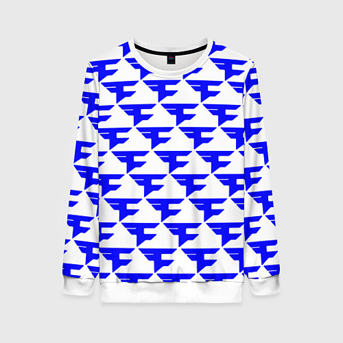 Женский свитшот Faze clan team / 3D-Белый – фото 1