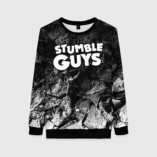 Женский свитшот Stumble Guys black graphite / 3D-Черный – фото 1