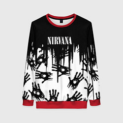 Женский свитшот Nirvana rok hand