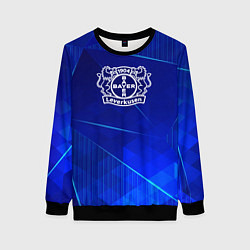 Женский свитшот Bayer 04 blue poly