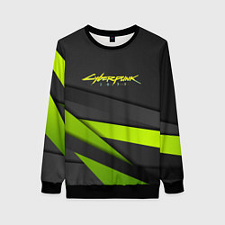 Женский свитшот Cyberpunk 2077 stripes line