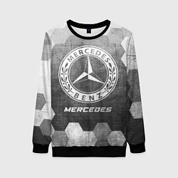 Женский свитшот Mercedes - grey gradient