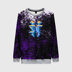 Свитшот женский Starcraft брызги красок, цвет: 3D-меланж