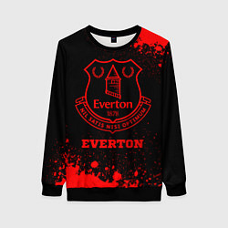 Женский свитшот Everton - red gradient