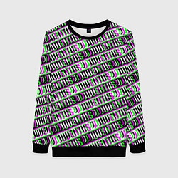 Женский свитшот Juventus glitch pattern