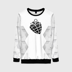 Свитшот женский Green Day white poly, цвет: 3D-черный