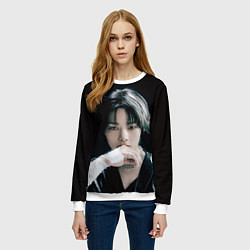 Свитшот женский Stray Kids I N Giant concept, цвет: 3D-белый — фото 2