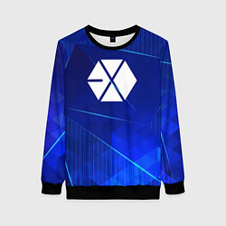 Женский свитшот Exo blue poly