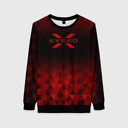 Женский свитшот Exeed red poly