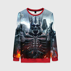 Свитшот женский Призрачные всадники, цвет: 3D-красный