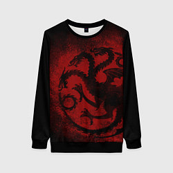 Свитшот женский Targaryen house Game of Thrones, цвет: 3D-черный